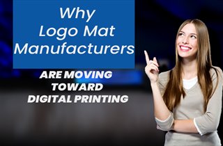 Why Logo Mat Manufacturers Are Moving Toward Digital Printing
