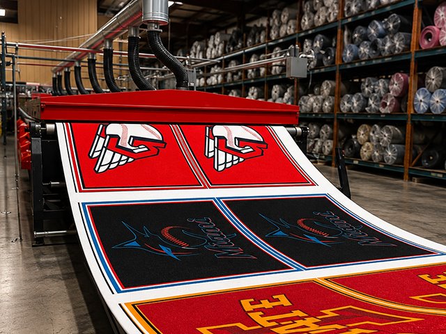 Digital printer producing multiple custom mat designs