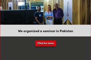 We organized a seminar in Pakistan